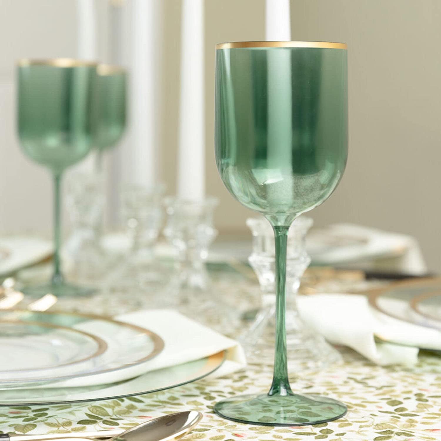 TraVino Spill Proof Wine Cup Green