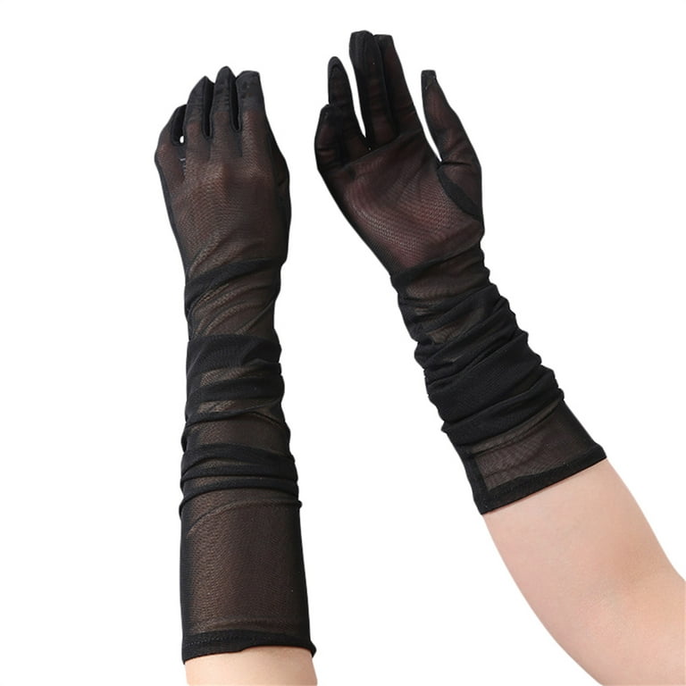 Bmnmsl Women Summer Driving Gloves UV Protection Breathable See