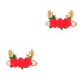 thumbnail image 2 of Bearachild Horquilla navideña para vestido, adornos para la cabeza, lazo, pinza para el pelo de Navidad, adorno para el pelo, accesorio de ropa Tipo 1 2piezas, 2 of 6