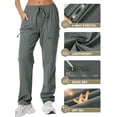 thumbnail image 6 of liyiyiyia Cargo Pants for Women Hiking Quick Dry Lightweight Joggers Outdoor Travel Pants, 6 of 8