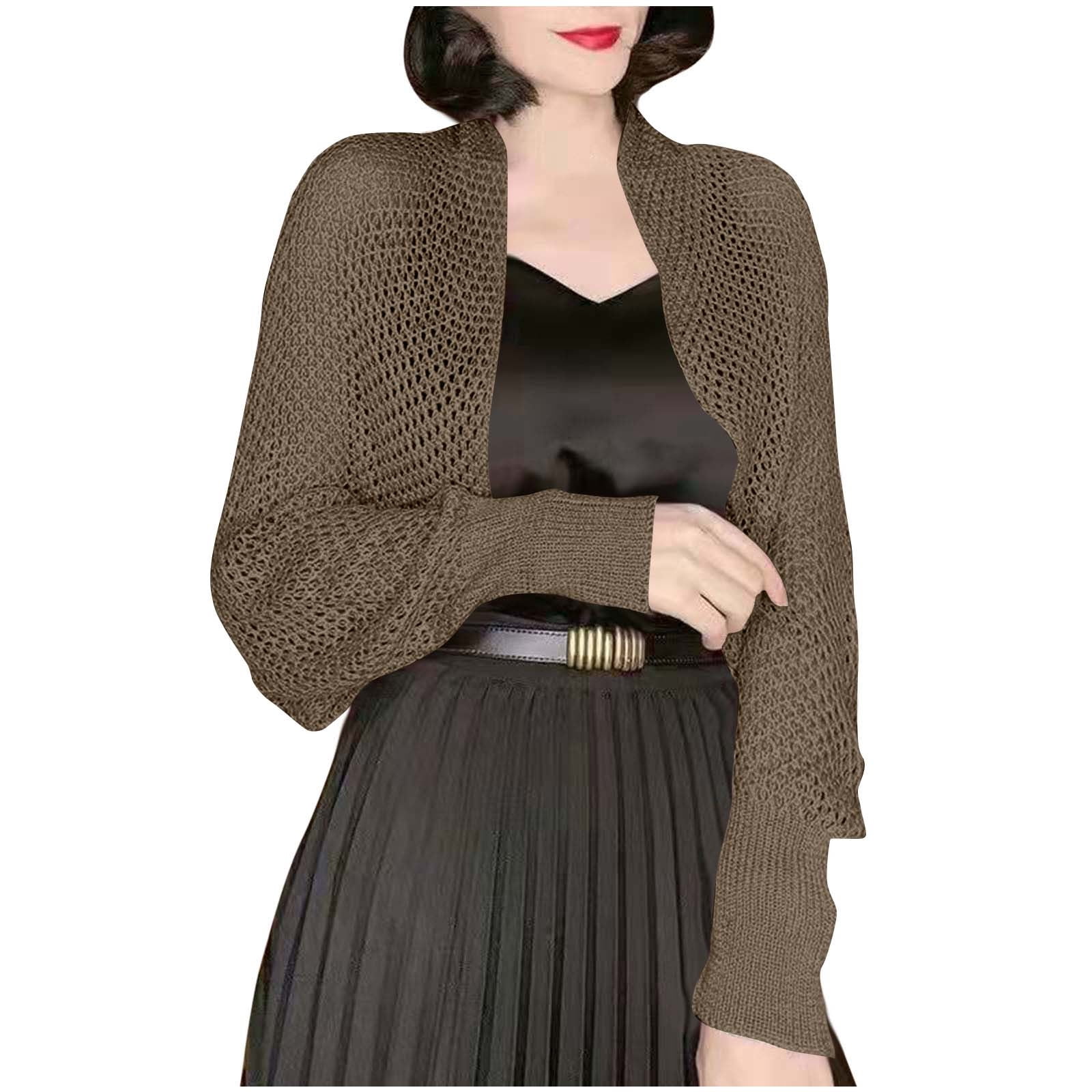 Cardigan Femme Tricoté Col V – Manches Longues, Doux, Oversize, Poches, Pour Automne Et Hiver, Coton Léger, Taille Large
