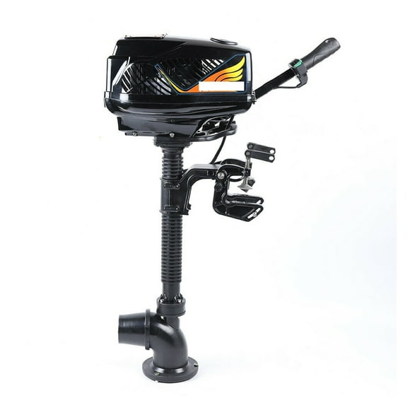 Heavy Duty Outboard Brush-less Motor, 4 Horsepower 1000W Fishing Boat Engine, 15 KM /H Max Boat Accessories Marine ,Easy to Install
