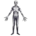 thumbnail image 2 of FeiKong Mono de zombi + funda de calavera para cosplay, juego de terror, disfraz de fiesta para padres e hijos para Halloween, 2 of 3