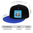 thumbnail image 3 of Customize Picture Children's Baseball Cap, Colorblock Flat-Brim Snapback Adjustable Hip-Hop Hat, Personalized Birthday Gift for Kids., 3 of 10