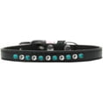 thumbnail image 4 of Dog, Puppy and Pet Fashion Collar, "Premium Southwest Turquoise Pearl  Clear Crystals", 4 of 6