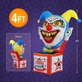 thumbnail image 3 of Inflable de Circo de Halloween de 4 pies de WBHome., 3 of 3