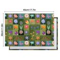 thumbnail image 5 of Pioneer Flower Floral Print Pattern Summer Placemats Table Placemats Set Of 6-Linen Kitchen Washable Placemats Table Mats 12x18 Inch Non-Slip Heat Resistant, 5 of 5