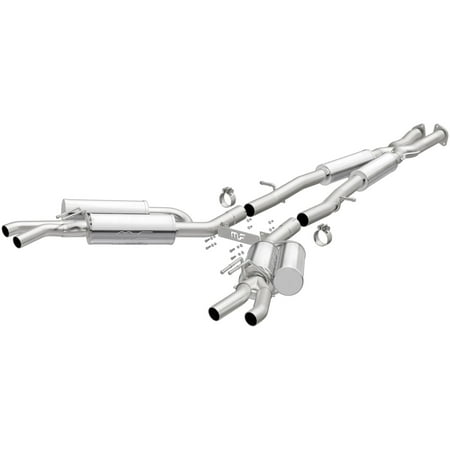 Jetta Cat Back Exhaust MagnaFlow 2018 Kia Stinger V6 3.3L (Reuse Fascia Tips) Stainless Cat Back Perf Exhaust ()