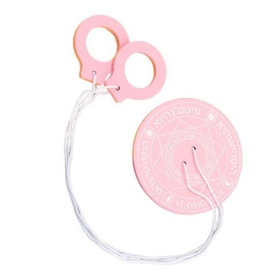 Pull String Rotating Educational Toys Lightweight Smooth Surface Mini Size Easy Storage Handmade