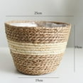 thumbnail image 5 of Grandest Birch Basket Sturdy Multi-function Straw Handmade Flower Pot for Home Basket:Straw, 5 of 8