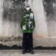 thumbnail image 4 of Sudadera con capucha y estampado gráfico para hombre, ropa masculina de color verde, estilo rock negro, estilo punk, de algodón, sencilla, de lujo, estilo Harajuku, 4 of 5