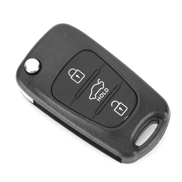 Llavero remoto plegable, llavero de 3 botones para automóvil, llavero diseñado para brindar precisión