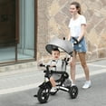 thumbnail image 3 of Gymax 6-In-1 Kids Baby Pushing Tricycle Detachable Bike w/ Canopy Bag, 3 of 10