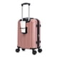 thumbnail image 4 of Maleta de Mano Rígida Expandible 10Kg con Ruedas 360° Ideal para Viaje y Cabina Rosa, 4 of 8