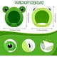 thumbnail image 3 of 2 Piezas Lindo Gorro de Rana de Felpa Bufanda de Rana Verde Gorro con Orejeras Gorro de Rana de Tela Suave Gorro de Esquí de Invierno Cálido Gorro Completo para Niños Niñas Novedad Fiesta Vestir Disfraz Foto Props Presente MFZFUKR WRLF-226, 3 of 7