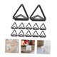 thumbnail image 5 of WHAMVOX 36Ud Sujetapapeles Triangulares Negros Para Notas Y Tarjetas De, 5 of 8