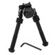 thumbnail image 2 of Rotating v8 bipod with adjustable rail mount and rotation adapter for outdoor hunting black, 2 of 5