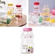 thumbnail image 4 of tapa reutilizables para niños, jarra de agua portátil de 480ml a prueba de derrames de plástico sin BPA para senderismo y gimnasio Rosa Macarena Botella para beber, 4 of 7