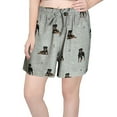 thumbnail image 2 of Rottweiler Pajama Shorts Women - Super Soft and Comfortable - Perfect for Rottweiler Gifts - Womens Lounge Shorts, 2 of 5