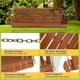 thumbnail image 5 of Zimtown Columpio de Madera para Porche y Patio, Banco Resistente de 880 Libras con Cadenas Colgantes para Exteriores, 5 Pies, Marrón, 5 of 8