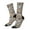 2 Black-2, variant on Zebra Pattern Sport Socks for Women and Men Crew Socks Sporty Calf Socks Casual Socks
