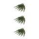 thumbnail image 5 of Bewildely 12 paquetes / lote Alambre de hierro Plantas simuladas con patrones de hojas claras Decoración de plantas artificiales Ramo de plantas Type1 NO1, 5 of 6