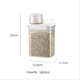 thumbnail image 2 of Sealed household grain storage box, transparent rice bucket,1800ml, 2 of 5