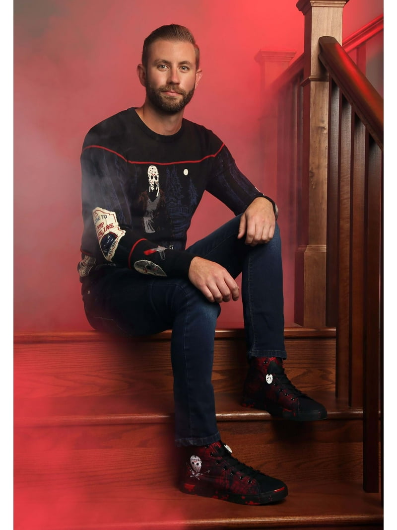 Friday the 13th Jason Voorhees Halloween High Top Adult Sneakers