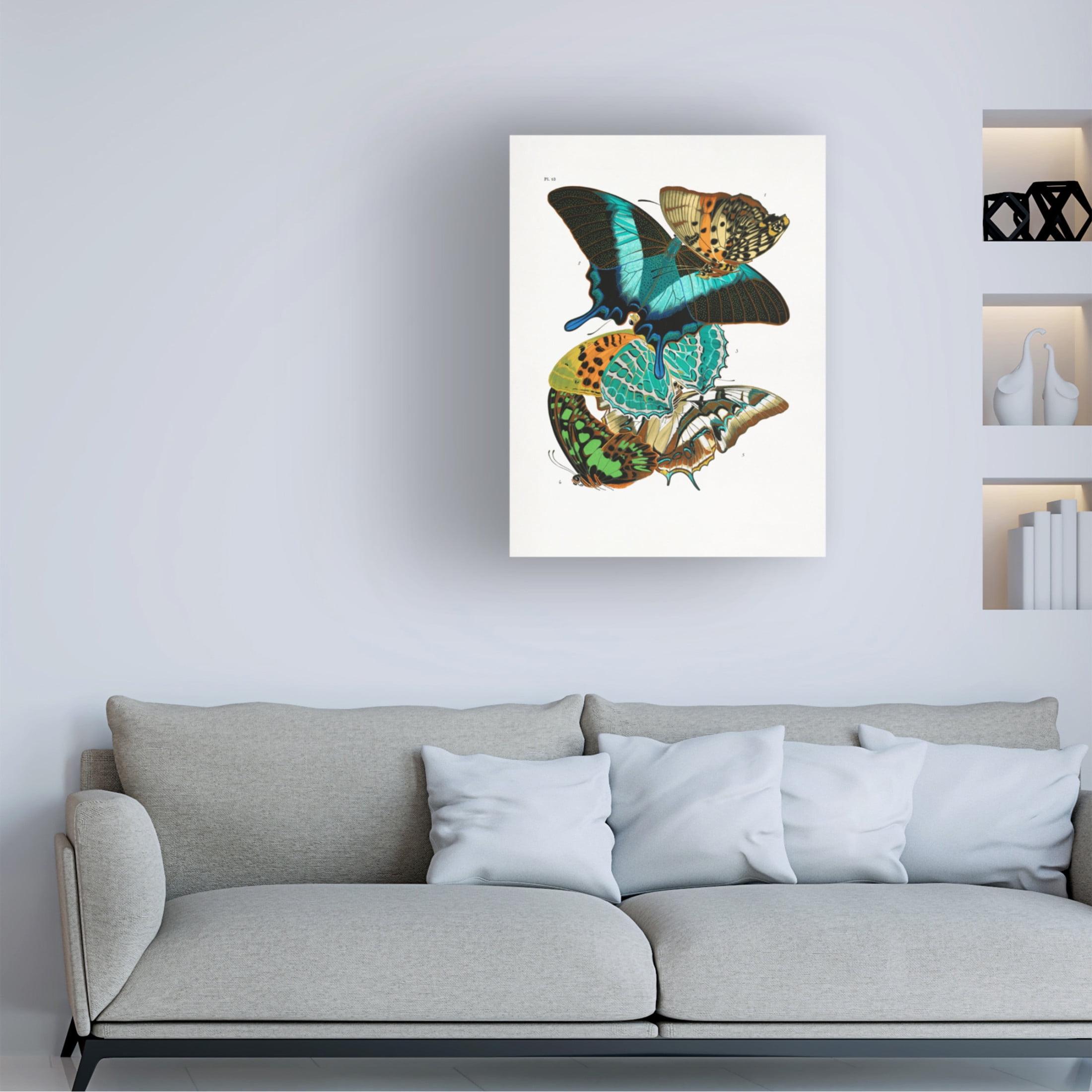 Trademark Fine Art Pictufy   Butterflies 5 Canvas Wall Art