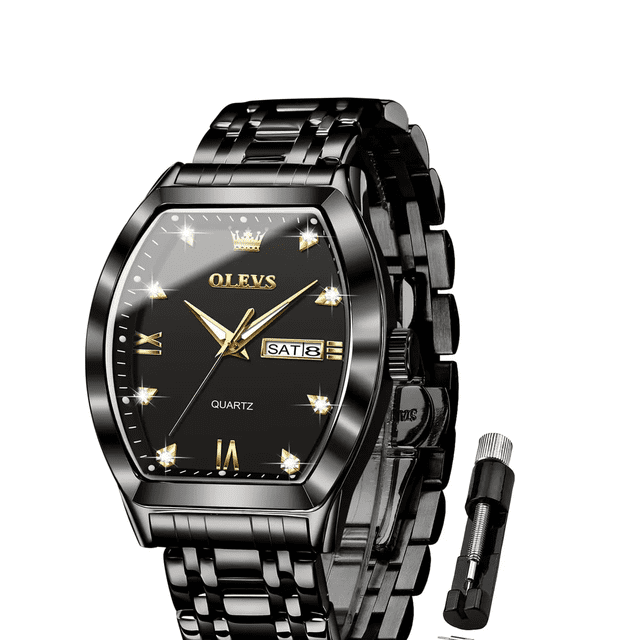 Reloj De Cuarzo Para Hombre Original Luminoso Impermeable Xtellar negro