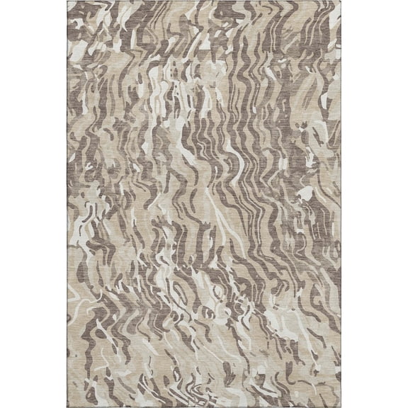 Dalyn Rugs Premium Machine Washable Mayfield AMF1038 Beige 5' x 7'6" Rug