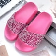 thumbnail image 2 of WUANDIXFA Slides for Kids Outdoor Kids Sandals Girls Cloud Slides Pillow Slippers Little Kids Bathroom Slippers Non-Slip Shower Shoes Beach Shoes Pool Summer Slides Hot Pink,Size US 1.5, 2 of 4