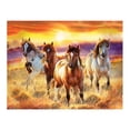 thumbnail image 1 of Peinture Diamant Carrée Complète DIY Diamant Course le Cheval Broderie Diamant Croix Strass, 1 of 6