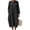 Black Dresses for Women, variant on Ygbgbb Women Linen‑Blend Crew Neck Midi Dress, Three‑Quarter Sleeve Relaxed Oversized A‑Line Dress with Side Pockets for Beach Travel Pink XXL