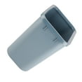 thumbnail image 5 of Modern Plastic Waste Paper Bin, 8L Rectangle Waste Bin Thicken Plastic Open Top Trash Can, Waste Bin For living room, kitchen, bathroom (gris), 5 of 9