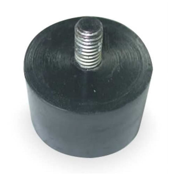 Vibration Isolator, 180 Lb Max, 3/8-16, Material: Rubber