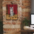 thumbnail image 5 of Epic Graffiti 'Grey Kitten And Red Curtain' by Janet Pidoux, Canvas Wall Art, 12"x16", 5 of 8