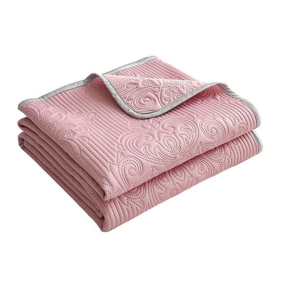 Lightweight Polyester Dual Purpose Cooling Blanket Machine Washable Bed Sofa Throw for Indoor Summer Rest Hot Sleeper Use