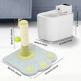 thumbnail image 2 of Water Fountain + Scratching Tower for Pet Cats Dogs, Automatic Water Dispenser 2L Capacity Super Mute Low Noise, 2 of 5
