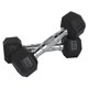 thumbnail image 4 of Par De Mancuernas Hexagonales  De Caucho  Fire Sports  Negro  2Kg Fire Sports Par de Mancuernas/Caucho/Negro, 4 of 4