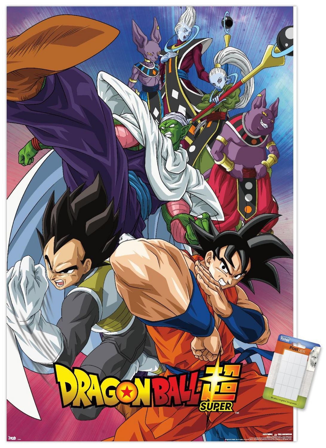 Dragon Ball: Super - Group Wall Poster, 14.725" x 22.375"
