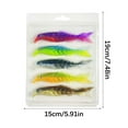 thumbnail image 2 of Soft Bait Fishing Lures under $5! Yannianjz Soft Fishing Lure, Multi-Joint Minnow Bait with Scissor Tail, Realistic Swim Bait for Freshwater and Saltwater Fishing, Lifelike Fish Lure, 2 of 3