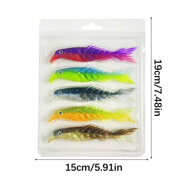 Mino Fish Road Ya Bicolor Multi Fish Soft Bait Multicolor Multi Size Scissors Fish Tail False Bait Soft Bait (Mixed Packaging)