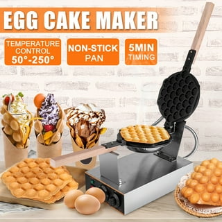 Garosa Egg Puff Waffle Maker, Egg Cake Oven Stainless Steel Commercial  Electric Nonstick Puff Bread Cake Maker Bake Machine 110V 