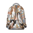 thumbnail image 3 of Dog & Galaxy Print Backpack - Cosmic Theme for Teens & Adults, Cute Gift for Stargazers, Durable Material, Hidden Anti-Theft Pocket Inside, 3 of 6