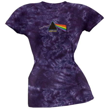 Pink Floyd Women s Juniors Dark Side Tie Dye Short Sleeve T Shirt