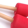 thumbnail image 3 of Baquetas de tambor Yuarrent 2 piezas Mango de madera de espuma Color Rojo, 3 of 6