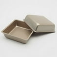 thumbnail image 5 of Baking Bread Loaf Pan, Premium Non-Stick 4-Inch Square Cake Baking Pans,Nonstick Steel Bakeware,Kitchen Bakeware, 5 of 10