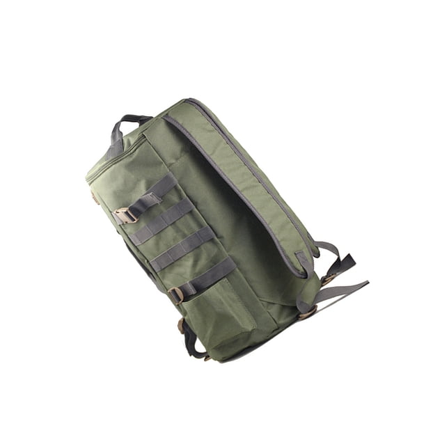 Toystoory Bolsa de pesca multifuncional Bolsa de carrete de montañismo Bolsas de aparejos de pescado de gran capacidad Viajes al aire libre Mochilas de mochilero Verde Toystoory OD032282-02B