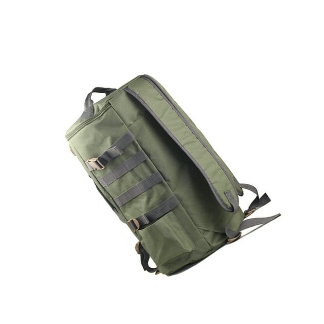 Toystoory Bolsa de pesca multifuncional Bolsa de carrete de montañismo Bolsas de aparejos de pescado de gran capacidad Viajes al aire libre Mochilas de mochilero Verde Toystoory OD032282-02B